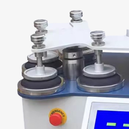 Multi-station disc of brush pilling tester
