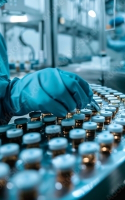 Needle detector for pharmaceutical industry