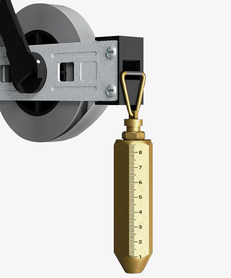 Oil gauging tape detail one