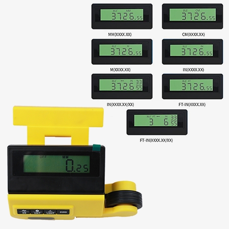 One click switch between seven units