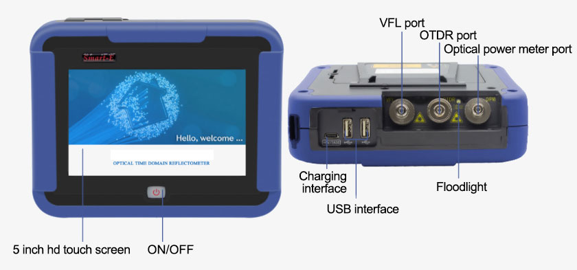 OTDR fiber optic tester details