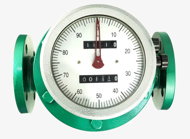 Oval flow meter detail one