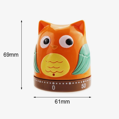 Owl kitchen timer dimension