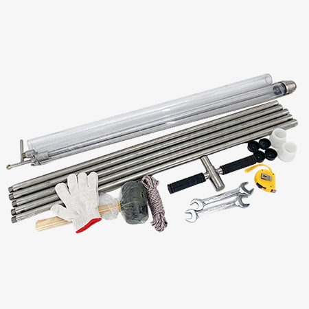 Packing list of piston soil sampler kit