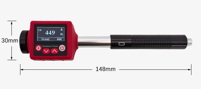 Pen type leeb hardness tester dimension