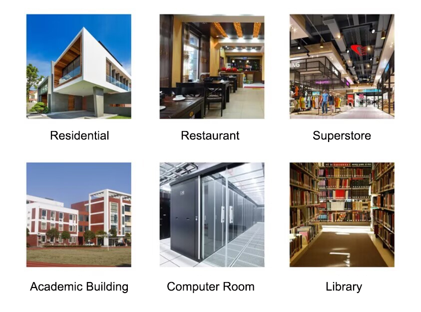 Photoelectric smoke detector applications