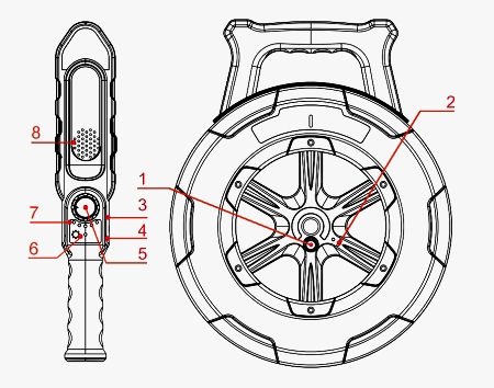 Pipe detector nf structure diagram