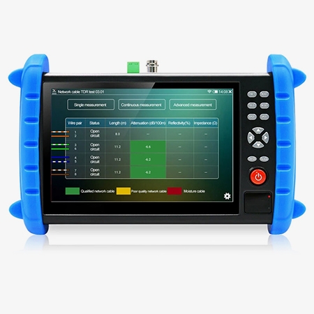 POE cable tester screen detail