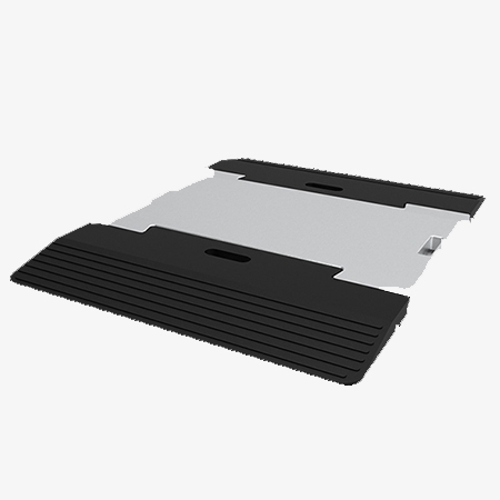 Portable axle scale detail