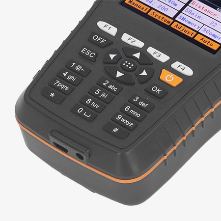 Portable cable fault locator bottons view