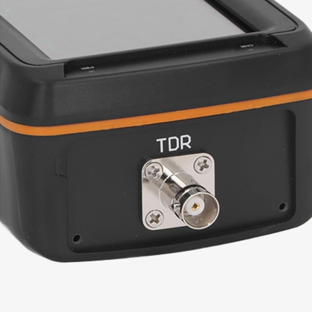 Portable cable fault locator down view top view