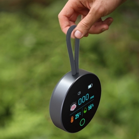 Portable carbon monoxide detector using image