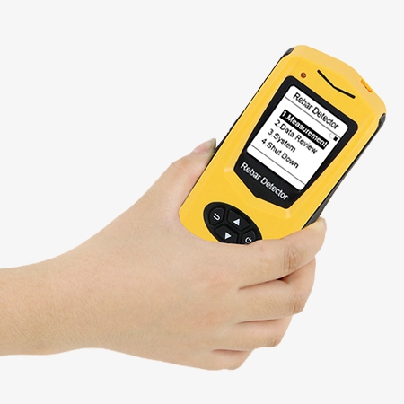 Portable concrete rebar scanner