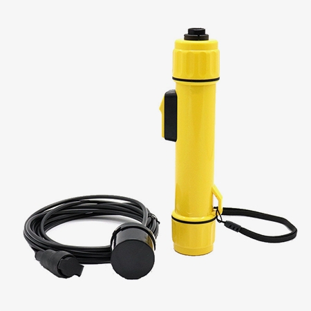 Portable depth sounder external probe