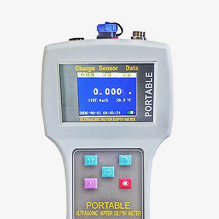 Portable depth sounder LCD screen