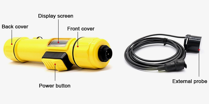 Portable depth sounder structure