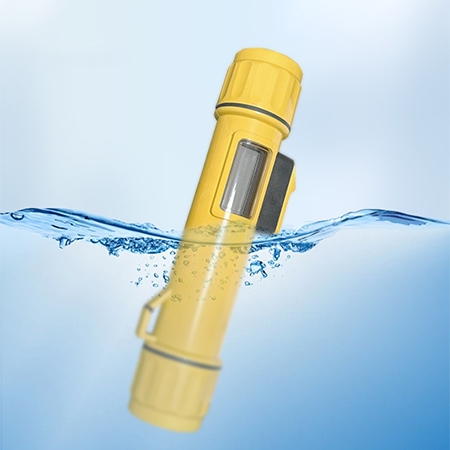 Portable depth sounder waterproof protection