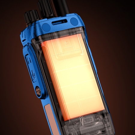 Portable explosion proof two way radio battery