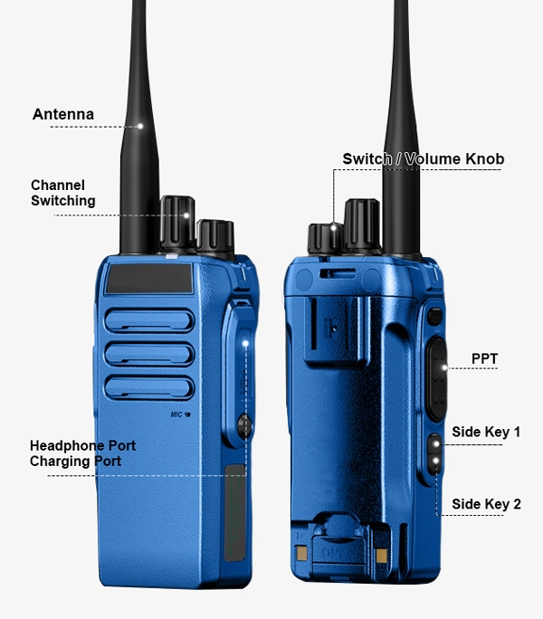 Portable explosion proof two way Radio details