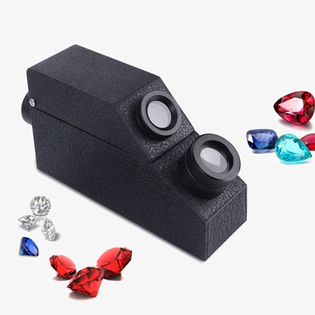 Portable gem refractometer