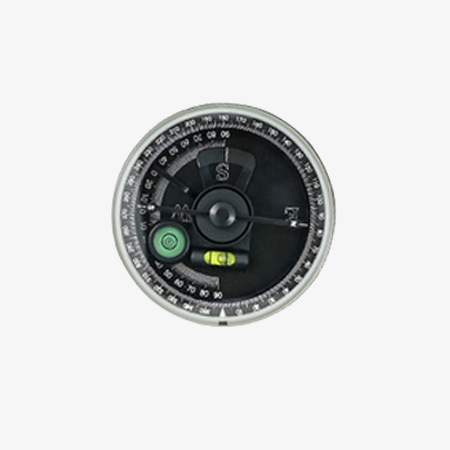 Portable geological compass detail