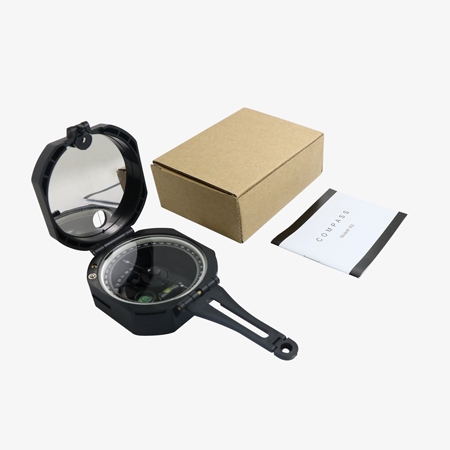 Portable geological compass packaging