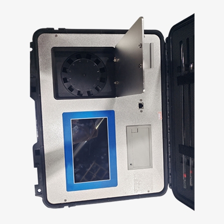 Portable kit with all necessary reagents tools and sampling accessories included