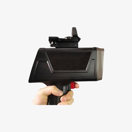 Portable laser methane detector