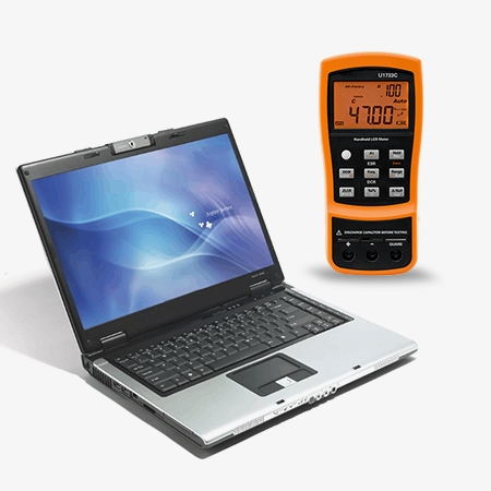 Portable LCR meter connect with computer
