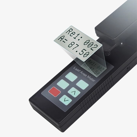 Portable leaf area meter LCD screen
