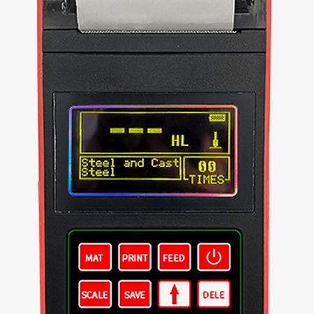 Portable leeb hardness tester with high brightness display