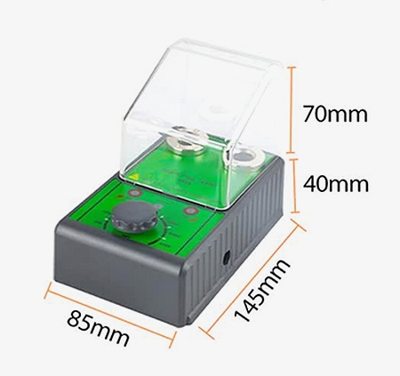 Portable spark plug tester size
