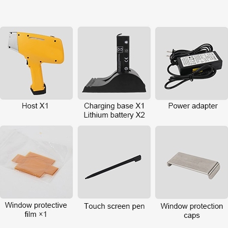 Portable spectrometer for metal analysis package details