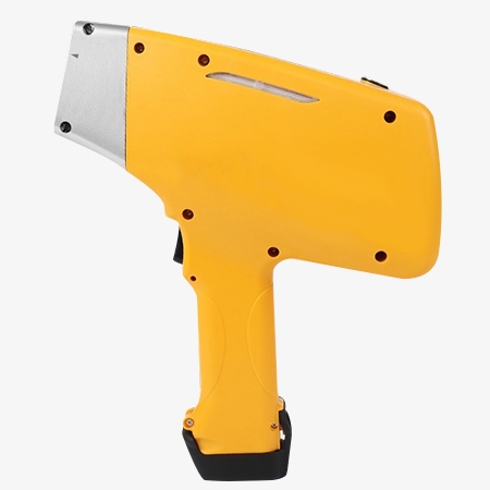 Portable spectrometer for metal analysis side view