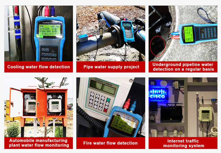 Portable ultrasonic flow meter applications