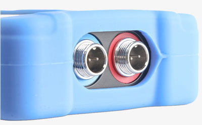 Portable ultrasonic flow meter plug