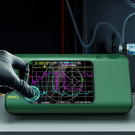 Portable vector network analyzer use