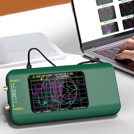 Portable vector network analyzer with computer