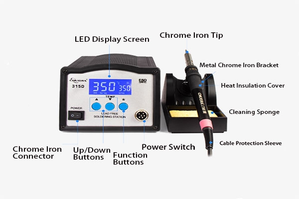 150W Soldering Station Structural Diagram