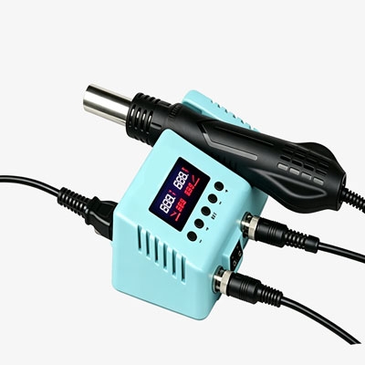 600W Soldering Station Side Elevation