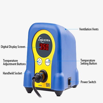 70W Soldering Station Detail View