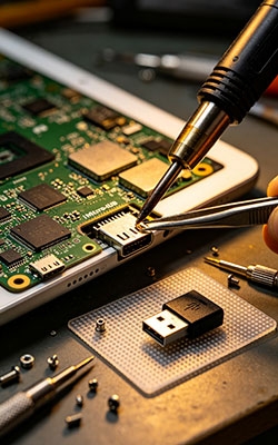 760W Soldering Station For USB Port Replacement