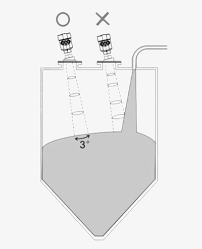80 ghz radar level transmitter installation image