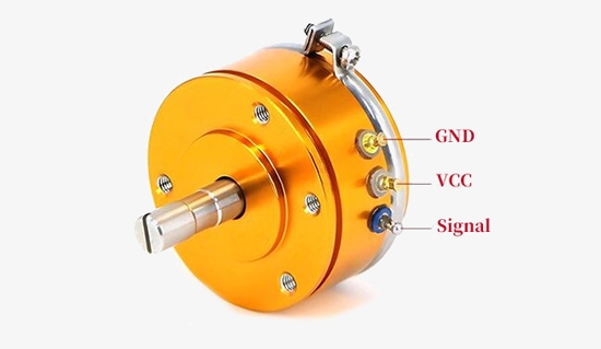 Absolute angle sensor detail