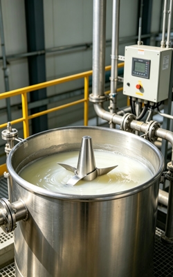 Agitating reactor