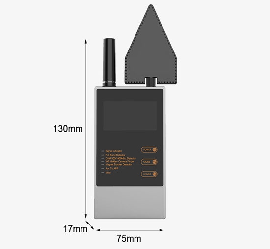 Car GPS Detector Vehicle Dimensions