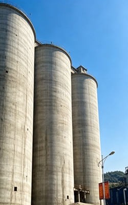 Cement silo level measurement