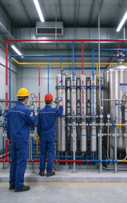 Clean gas process system measurement