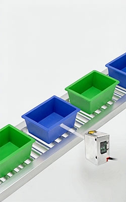 Color Sorting Sensor Conveyor Box Color Detection
