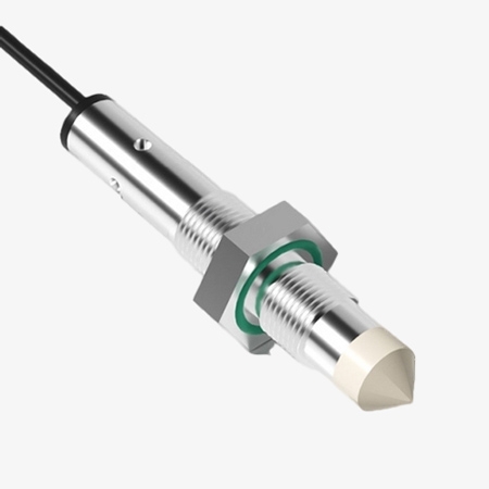 Contact capacitance liquid level sensors
